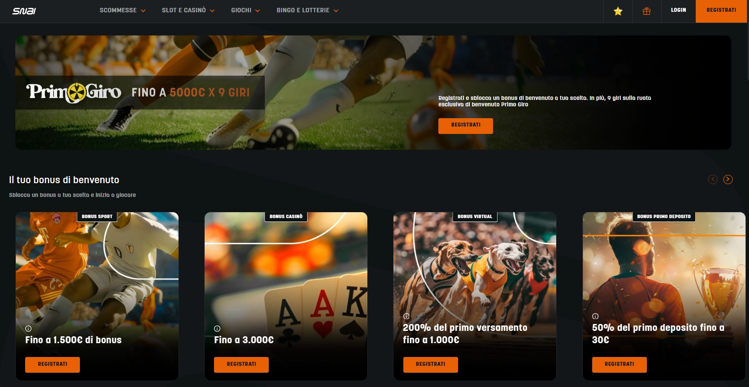 Snai: un'icona italiana del betting